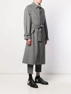 Thom Browne raglan-sleeve cashmere car coat