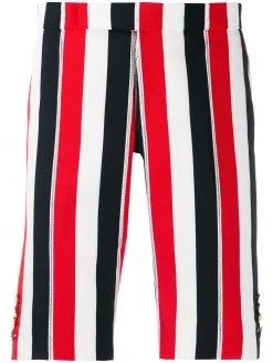 Thom Browne RWB stripe slim shorts