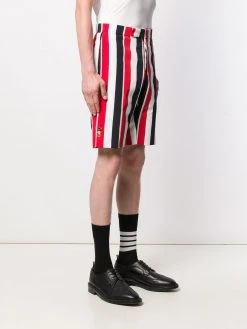 Thom Browne RWB stripe slim shorts