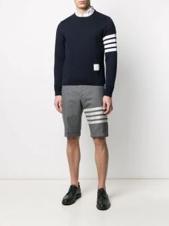 Thom Browne 4-Bar plain weave suiting shorts