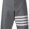 Thom Browne 4-Bar plain weave suiting shorts