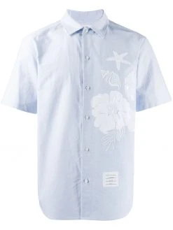 Thom Browne ocean floor appliqué shirt