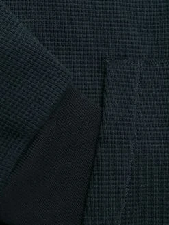 Thom Browne 4-Bar raglan-sleeve waffle stitch hoodie