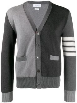 Thom Browne 4-Bar V-neck cardigan