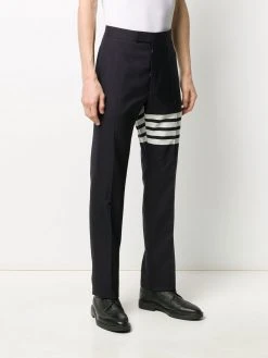 Hot Sale π Thom Browne 4 Bar plain weave suiting trousers tailored pants of men π 9 Thom Browne 4-Bar plain weave suiting trousers