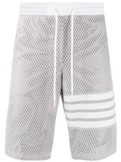 Thom Browne mesh track shorts