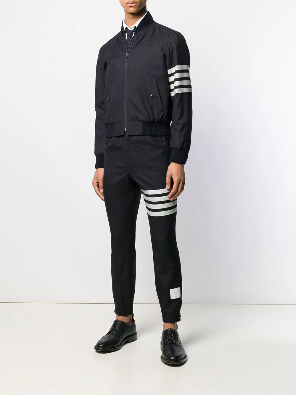 Deals π Thom Browne Plain weave suiting track pants sweatpants of men π 2 Thom Browne plain weave suiting track pants