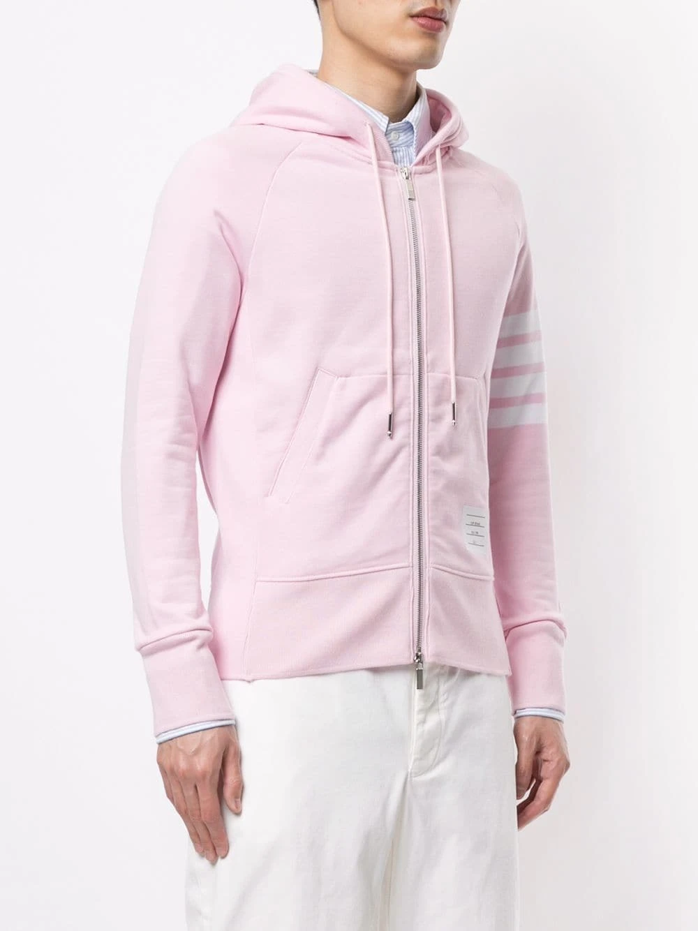 Cheap ✔️ Thom Browne 4 Bar loopback zip up hoodie hoodies of men 🧨 3 Thom Browne 4-Bar loopback zip-up hoodie