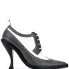 Thom Browne curved heel brogue pumps