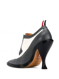 Thom Browne curved heel brogue pumps