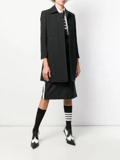 Thom Browne seersucker wool overcoat
