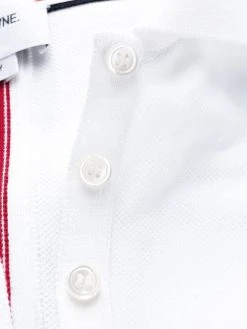 Thom Browne RWB stripe sleeveless pleated tennis dress