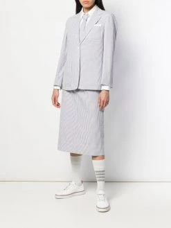 Thom Browne seersucker unconstructed sack jacket