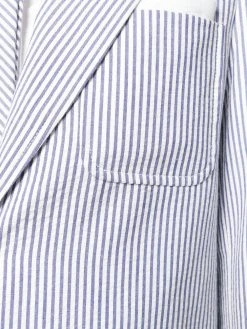 Thom Browne seersucker unconstructed sack jacket