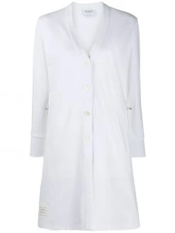 Thom Browne interlock drawcord waist v-neck cardigan