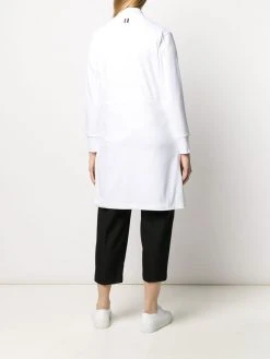 Promo βοΈ Thom Browne Interlock drawcord waist v neck cardigan cardi-coats of women π 8 Thom Browne interlock drawcord waist v-neck cardigan