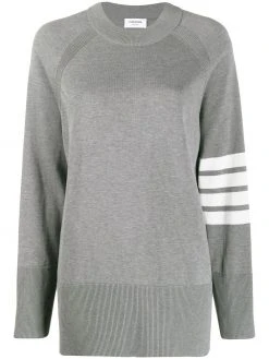 Thom Browne 4-Bar exaggerated sleeve jumper