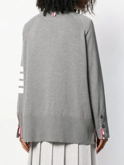 Thom Browne 4-Bar exaggerated sleeve jumper