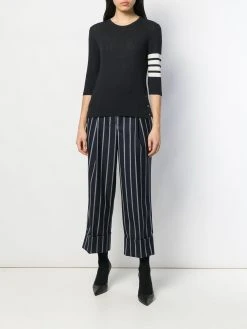 Thom Browne 4-Bar mesh stitch T-shirt