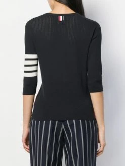 Thom Browne 4-Bar mesh stitch T-shirt