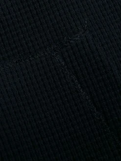 Thom Browne 4-Bar waffle stitch zip-up hoodie