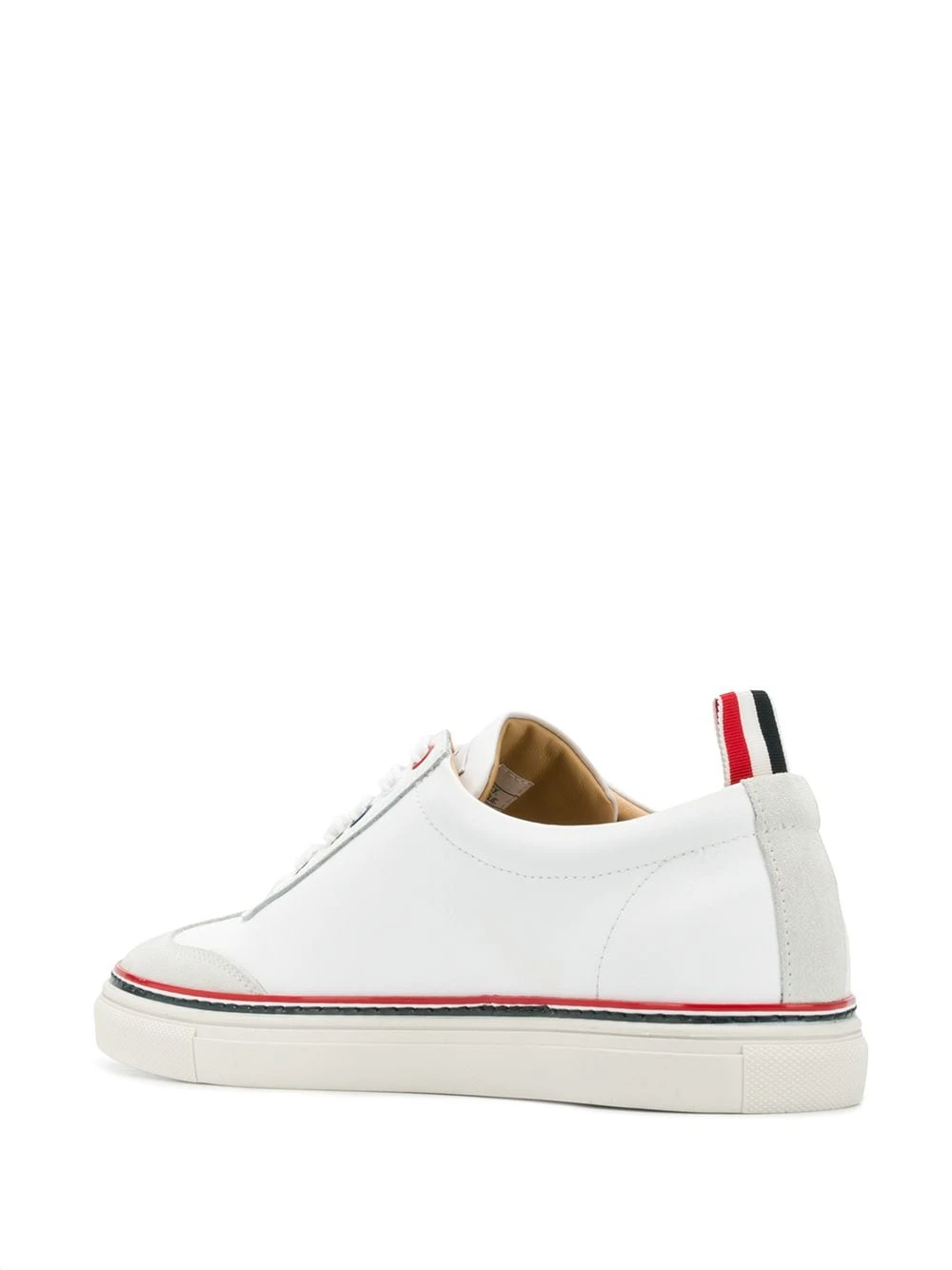 Wholesale ❤️ Thom Browne RWB detail low top sneakers of women ⭐ 3 Thom Browne RWB-detail low-top sneakers