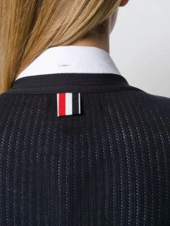 Budget π Thom Browne 4 Bar mesh stitch v neck cardigan cardigans of women βοΈ 11 Thom Browne 4-Bar mesh stitch v-neck cardigan