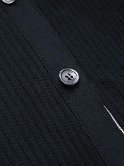 Budget π Thom Browne 4 Bar mesh stitch v neck cardigan cardigans of women βοΈ 12 Thom Browne 4-Bar mesh stitch v-neck cardigan