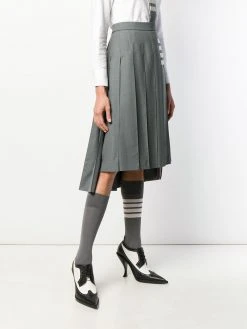 Cheapest ✔️ Thom Browne 4 Bar pleated skirt pleated skirts of women ⭐ 9 Thom Browne 4-Bar pleated skirt
