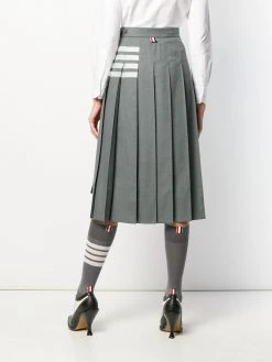 Cheapest ✔️ Thom Browne 4 Bar pleated skirt pleated skirts of women ⭐ 10 Thom Browne 4-Bar pleated skirt