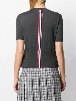 Buy π Thom Browne RWB stripe knitted top knitted tops of women β€οΈ 8 Thom Browne RWB-stripe knitted top
