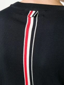 Thom Browne RWB intarsia stripe knitted top