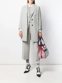 Thom Browne button fly striped sack trousers