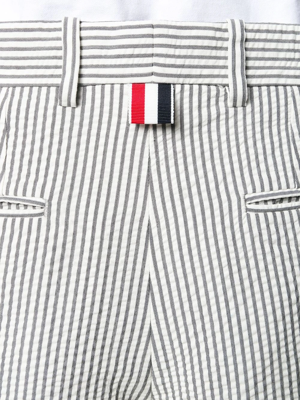 Brand new π Thom Browne Button fly striped sack trousers cropped pants of women π 5 Thom Browne button fly striped sack trousers