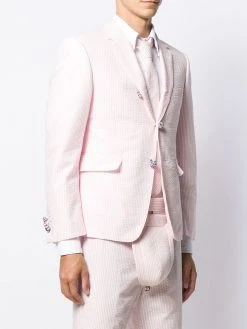 Wholesale ❤️ Thom Browne Seersucker striped sport blazer suit & dinner jackets of men ✔️ 9 Thom Browne seersucker striped sport blazer
