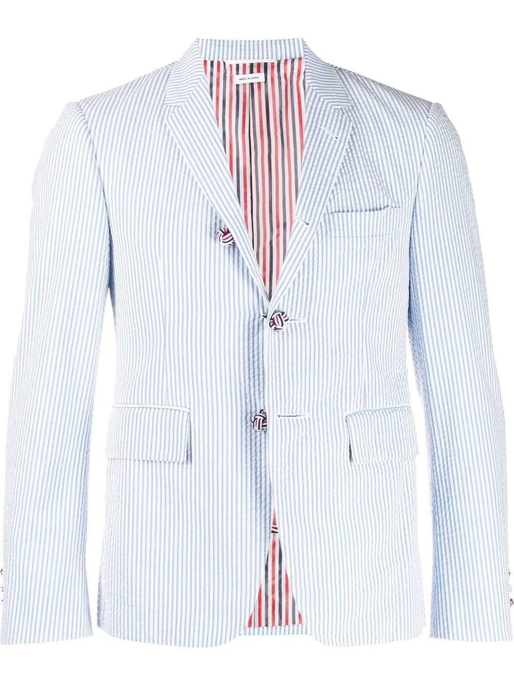 Outlet π Thom Browne Seersucker striped sport blazer blazers of men β 1 Thom Browne seersucker striped sport blazer