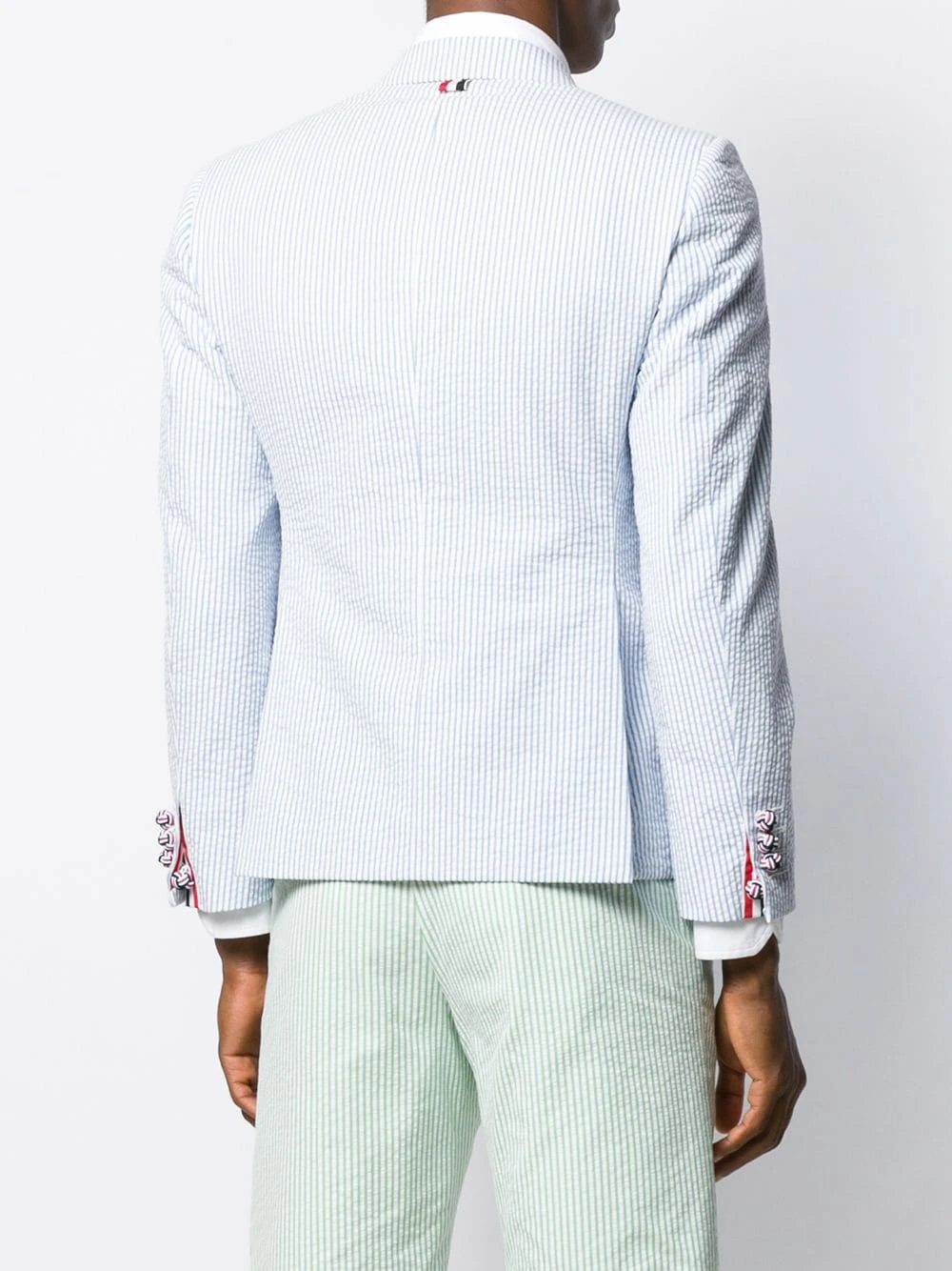 Outlet π Thom Browne Seersucker striped sport blazer blazers of men β 4 Thom Browne seersucker striped sport blazer