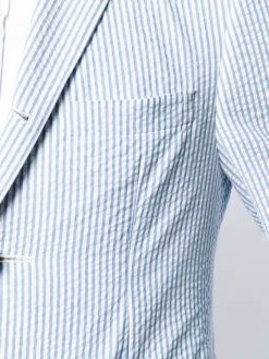 Outlet π Thom Browne Seersucker striped sport blazer blazers of men β 11 Thom Browne seersucker striped sport blazer