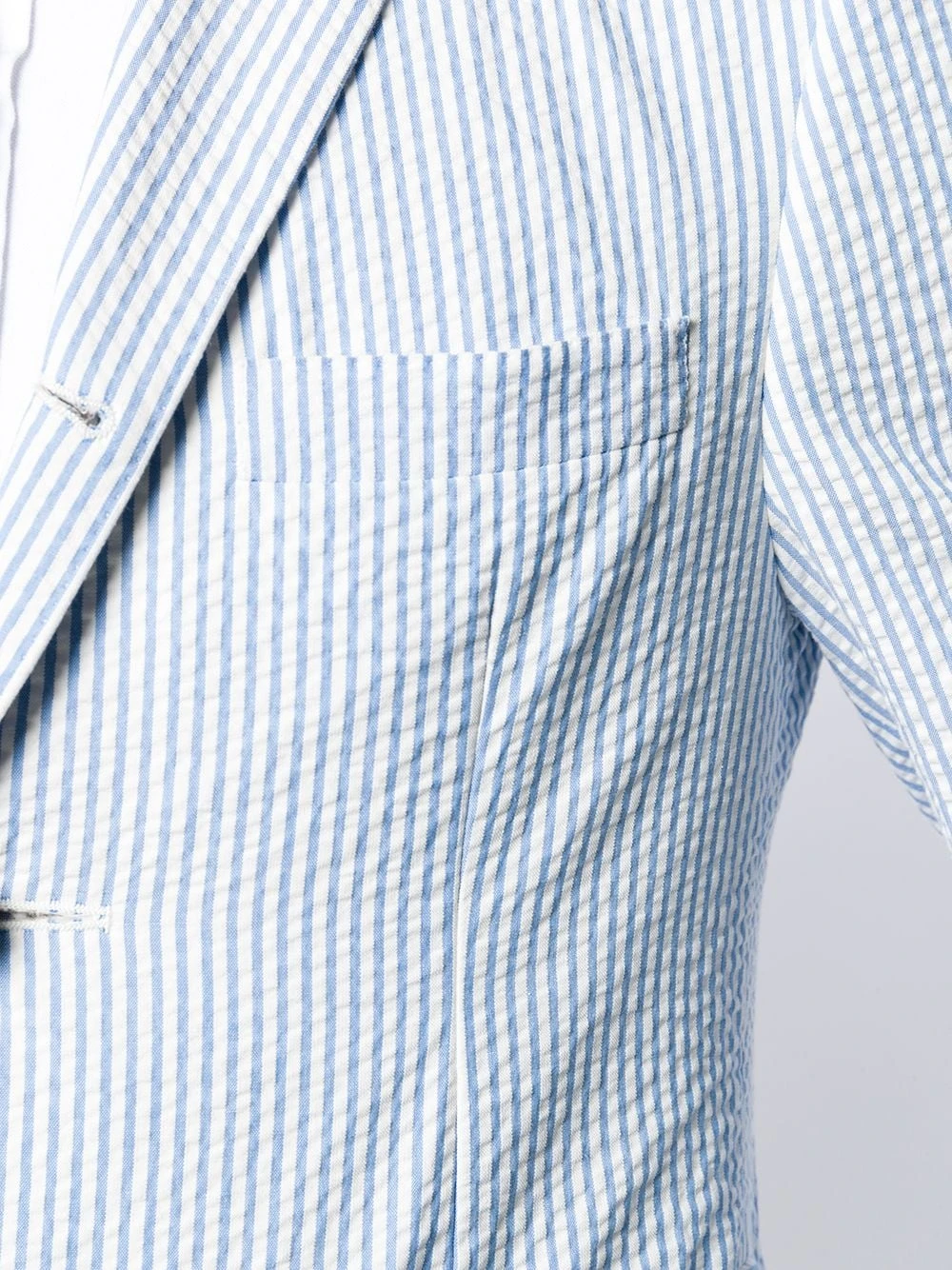 Outlet π Thom Browne Seersucker striped sport blazer blazers of men β 5 Thom Browne seersucker striped sport blazer