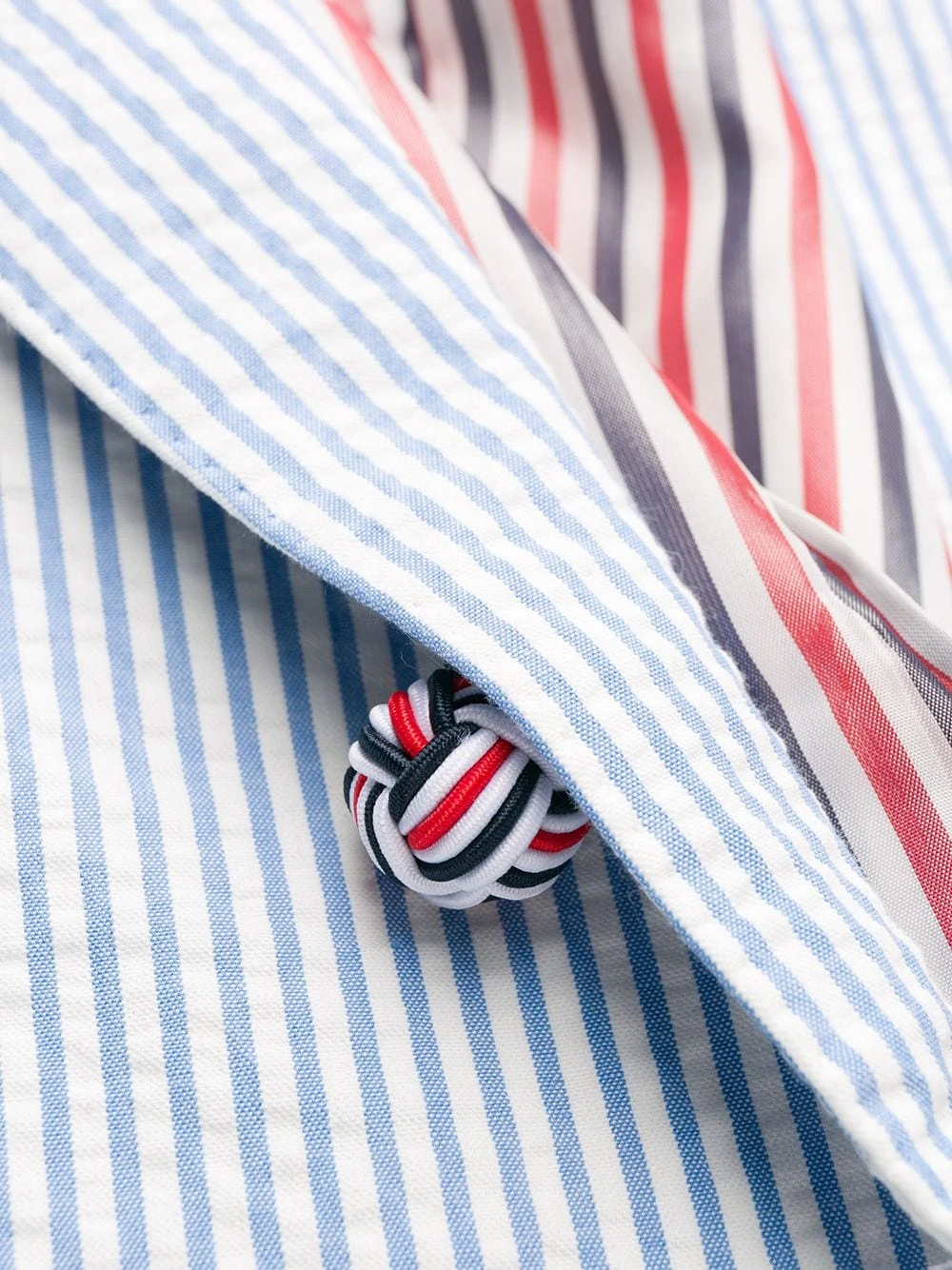 Outlet π Thom Browne Seersucker striped sport blazer blazers of men β 7 Thom Browne seersucker striped sport blazer