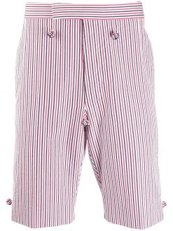 Thom Browne backstrap striped shorts