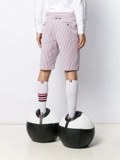 Thom Browne backstrap striped shorts