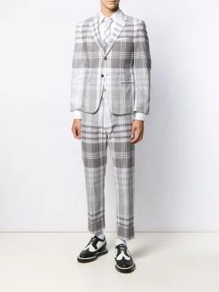 Thom Browne plaid Madras-print sport blazer