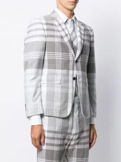 Thom Browne plaid Madras-print sport blazer