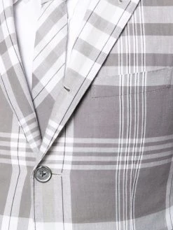 Thom Browne plaid Madras-print sport blazer