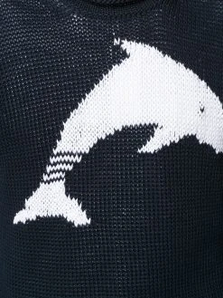 Thom Browne dolphin intarsia 4-Bar jumper