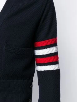 Cheap βοΈ Thom Browne 4 Bar diagonal stitch V neck cardigan cardigans of men π 11 Thom Browne 4-Bar diagonal stitch V-neck cardigan