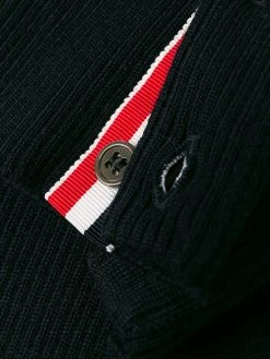 Cheap βοΈ Thom Browne 4 Bar diagonal stitch V neck cardigan cardigans of men π 13 Thom Browne 4-Bar diagonal stitch V-neck cardigan