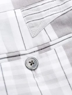 Thom Browne large plaid Madras-print trousers