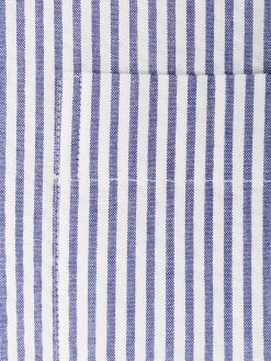 Brand new ✔️ Thom Browne Striped short sleeved seersucker shirt shirts of men ⭐ 12 Thom Browne striped short-sleeved seersucker shirt